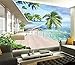 Produktbild Fototapete Fototapete Hawaii Villa Balkon Landschaft Wandmalereien Wandmalerei Wohnzimmer Tv Sofa Hintergrund Wand Wohnkultur, 200 Cm X 140 Cm