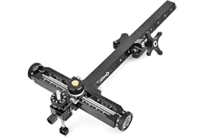 SHARROW Archery Recurve Bow Sight Aluminum 9 inch Quick Adjustment Shooting Target Sight for Recurve Bows Competitive Hunting