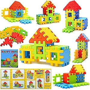Lodestone Building Block Toy for Kids, Age 2 to 5, 20 Piece (Multicolour)