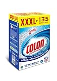 detergente para lavadoras industriales Eficaz incluso en agua fría Colon Detergente de ropa para lavadora en Polvo formato profesional - 135 Lavados