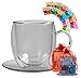 Produktbild TEE GESCHENKSET: 500ML DOPPELWANDIGE JUMBO - GLASTASSE + 12x TEEBEUTEL - ein tolles Teeset, Probier- und Geschenkset, best. aus: 1x 500ml extra große Doppelwandtasse + 12 verschiedene Teebeutel - Weihnachtsgeschenk / Geschenk zu Weihnachten by Feelino