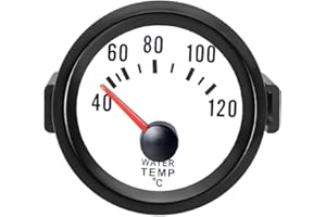 ETOPARS Auto Acqua Temperatura Manometro 2 Pollici 52mm Temperatura dell'Acqua Misuratore Veicolo Acqua Puntatore Indicatore Calibro Blu Luce Acqua Temperatura Strumenti