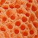 Bath Shower Exfoliator Body/Face Washing Cleansing Pad Sponge Cosmetic Washing Puff (Orange)