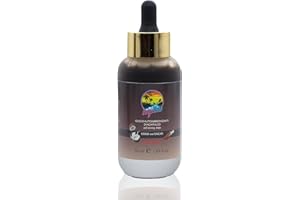 Bayablu gocce autoabbronzanti viso e corpo, autoabbronzante per un Colorito Luminoso e Naturale, Azione Rapida, con Alga Rossa e Acido Ialuronico, 50 ml