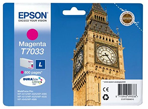 Epson T7033 Tintenpatrone Big Ben, Singlepack magenta
