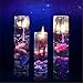 Produktbild Lispeed 6 Stück Aroma Massagekerze, Kerze in Glas, Romantische Kerze, Jelly Kerze, Romantische Glas Bottles smokeless Ocean Kerze Kristall Jelly Kerze, zufällige Farbe