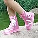 Produktbild elegantstunning Waterproof Shoes Cover Reusable Rain Snow Boots Wear-Resistant Slip-Resistant Overshoes Covers for Men & Women Rose red
