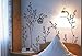 Walplus Wall Stickers Huge Birdcage Trees Removable Self-Adhesive Mural Art Decals Vinyl Home Decoration DIY Living Bedroom Décor Wallpaper Kids Room Gift, Multi-colour