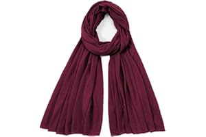 Van Der Rich ® - Bufanda Liso Suave Estola 68cm*170cm - Mujer