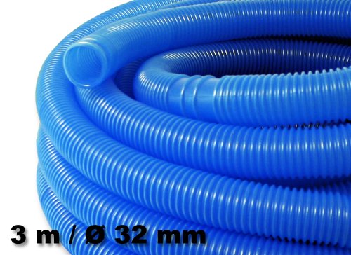 3m - 32mm - Schwimmbadschlauch mit 165g/m - Made in Europe