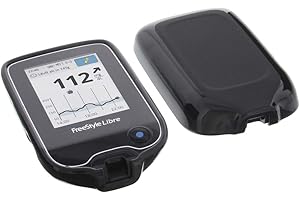 foto-kontor Étui Compatible avec Abbott Freestyle Libre 2 Sac Protection TPU en Caoutchouc Noir