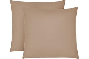 biberna Feinjersey-Kopfkissenbezug 0077144 Macchiato 2X 80x80cm