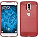 Produktbild PhoneNatic Case für Motorola Moto G4 Hülle Silikon rot Ultimate + 2 Schutzfolien