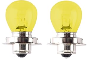 cyclingcolors 2x ampoule 12V 15W P26s jaune moto cyclomoteur scooter