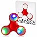 Price comparison product image Cool, Fun LED Fidget Hand Spinner, UNIQUE DESIGN, Tri-Spinner Fidget Toy, Must-Have Office Toy For this year The 360 Spinner Helps Focusing Metal EDC Fidget Toys Relieving ADHD, Anxiety, Stress and Boredom EDC Focus Toy For Kid & Adults, Premium Quality, Quitting Bad Habits, Staying Awake, Great Gift by i-Tronixs (LED Red)