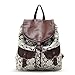 Produktbild LI&HI Mode Exklusive Sonderanfertigungen Vintage Damen hohe Qualität Leinwand PU hohl häkeln Rucksäcke Blumen Tasche Schultertasche Freizeitrucksack - Braun - One Size (31 x 41 x 16 cm (B x H x T)
