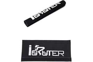 WASAGA Bike Chain Stay Protector, 2 Pack Bicycle Frame Chain Protection Protect Neoprene Pad Cover Guard Warp Cycling Accessories for MTB Road Bike City Bike