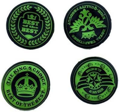 GREEN 4 pc set of Kings Choice Silicone Thumb Grips for XBOX ONE / 360, PS3 and PS4