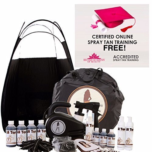 LATEST COMPACT SPRAY TANNING KIT & TRAINING! MACHINE, TENT, TAN & MORE!PLUS FREE TRAINING! FOR A LIMITED TIME ONLY!