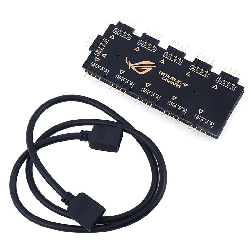 BUYYART 12V 4Pin RGB Splitter Review for GIGABYTE Aura Hub Users