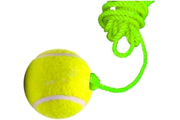 HABIT LIVE BETTER Hanging Cricket Ball with 3.5m Rope Indoor & Outdoor Knocking Practice (1-Pack)