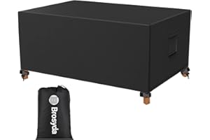 Brosyda Funda Muebles Jardin Impermeable, (170x94x71cm) Funda Mesa Jardin con Salida de Aire, 600D Oxford Funda Sofa Jardin Exterior, Antivento, Anti-UV, Antipolvo Funda Protectora Muebles Jardin