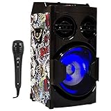 Medidas:15*17*32 , podrás usar este Altavoz como Torre de Sonido con luz disco, es muy cómodo de usar e ideal en casa o fuera de casa para fiesta.