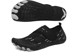 ziitop Barefoot Water Shoes Womens Mens Swim Beach Pool Sea Wet Aqua Shoes Quick Drying Lightweight Comfortable Breathable for Water Aerobics Trainers Unisex Sport Diving Shoes