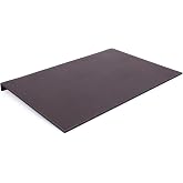 S&uuml;men Kapaksız Masa&uuml;st&uuml; Tekli Kenar Korumalı Desk Pad Vegan 40x60 cm.,KAHVERENGİ