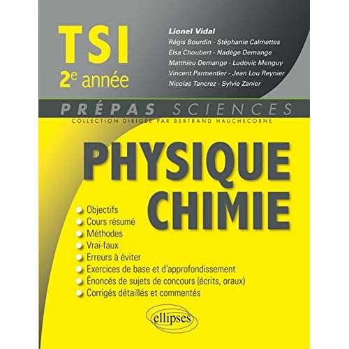 Physique Chimie TSI 2e Année Physique Chimie TSI 2e Année