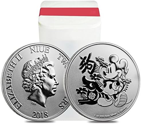 Mickey Mouse Lunar Silver Coin Disney Collectible Silver Coin 1 oz .999 niue