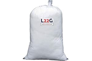 BNG Ouate de Rembourrage garnissage de Microfibre Mousse de Rembourrage, Rembourrage pour Peluche, oreillers, Poignet, Coussins. Sac et qualité au Choix (Basique, 1)