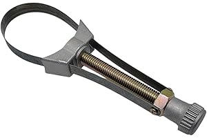 FAST WORLD SHOPPING Chiave Filtro Olio Regolabile 60-115 mm per Auto Moto Camper, Chiave per Filtro Olio Motore con Fascia in Acciaio Antiscivolo – Strumento Professionale