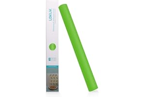 LOKLIK Rouleau de Vinyle Adhésif Permanent - 1 Pièce (30,5 x 180 cm), Couleur Vert Pomme Mate - Film Vinyle pour Bricolage, Scrapbooking, Compatible avec Cricut, Silhouette Autres Machines de Découpe