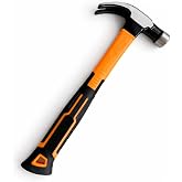 Fiberglas Saplı &Ccedil;atal &Ccedil;eki&ccedil; 220 Gr Dayanıklı Ergonomik Tasarım İnşaat Marangoz Tamir El Aleti