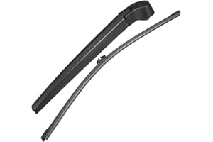 YNZEYX Rear Wiper Blade and Arm Set Compatible with BMW X5 E70 2006-2013, Black Windscreen Wiper Assembly