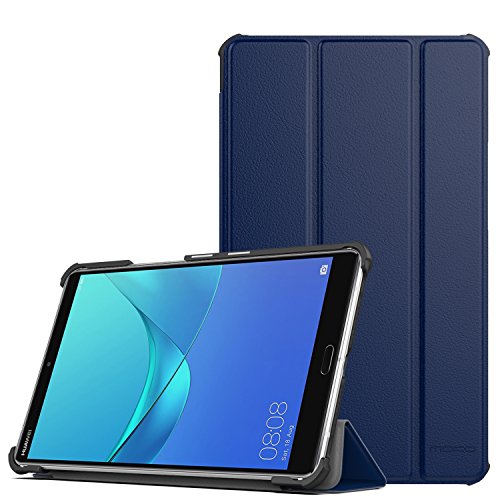 MoKo Huawei MediaPad M5 8.4" Funda - Cubierta Delgada y Ligera con Función de Soporte Protectora Plegable y Auto Sueño/Estela para Huawei MediaPad M5 8.4 Pulgadas 2018, Índigo