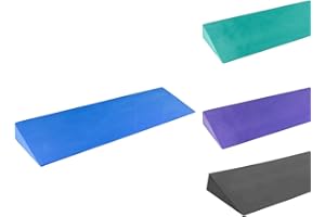 YOGA MAD Yoga-Mad Cuneo per yoga EVA | Schiuma EVA leggera | Zeppa antiscivolo per polsi e mani | Zeppa inclinata per professionisti e principianti in yoga e pilates