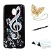 Produktbild Galaxy J5 2016 Hülle, Galaxy J5 2016 Handyhülle, TOUCASA® Niedlicher Cartoon Muster Design Weiche TPU Silikon Zurück Gummi Stoßstange Schutzhülle für Samsung Galaxy J5 2016 + Frei Touch Stylus Pen & Staubsteck-Musik Note