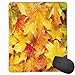 Produktbild Mouse Mat Stitched Edges, Wet Fall Leaves Rainy Weather Maple Tree Nature In November Change Of Seasons,Gaming Mouse Pad Non-Slip Rubber Base