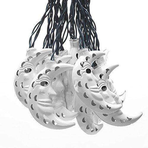 Set von 15 Marokkanische Solar Laternen Monn-Man warmweiß für Outdoor, Garten, Party, Hochzeit Dekoration