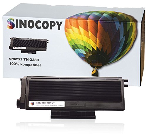 SinoCopy XXL Toner TN-3280 Schwarz, 8.000 Seiten, kompatibel zu Brother TN3280 Geeignet für HL-5370 HL-5340 HL-5380 HL-5350 DCP-8070 D DCP-8080 DN DCP-8085 DN DCP-8800 Series DCP-8880 DN DCP-8890 DW HL-5300 Series HL-5340 DL DN DNLT D DN 2 LT DW HL-5350 DNLT DN 2 LT DN HL-5370 DW W HL-5380 DN Praxis DW DWLT DN D MFC-8370 DN MFC-8380 DLT DN MFC-8880 DN MFC-8885 DN MFC-8890 DW