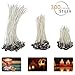 Produktbild ANPHSIN 300 Stück Kerzendochte, Docht, Candle Wick, Flachdocht in 3 verschiedenen Größen (90 mm,150 mm and 200 mm) für die Kerzenherstellung, Kerze DIY