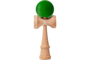 Funky Planet Kendama Toy - Catch Ball Cup Game - Coordinación y Desarrollo de Reflejos - Juguete Tradicional japonés - A para Cualquier ocasión y para Todos (Púrpura) (Verde Oscuro)