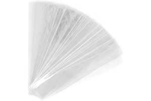 kgpack 200 Bustine Trasparenti Piccole per Confetti e Alimentari 25 x 5 cm Buste Sacchettini di Plastica per Alimenti in Cellophane Caramelle Compleanno Bambini Biscotti Sacchetti Regalo Festa