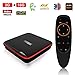 Produktbild Greatlizard M8S PRO W Stimme TV Box Android 7.1 2G / 16G Amlogic Quad Core HD 4 Karat 2,4 Ghz WiFi mit Stimme Fernbedienung