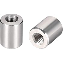 10x M2 Aluminium Gewindehülsen - Runde Kupplungsmuttern Für Metallarbeiten