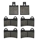 ◆ Größe - 2 Paar : 75 x 55 x 8.70mm und 1 Paar : 40 x 50 x 7mm; Bremsbeläge für ducati Monster 620 IE 2002-2004 / ducati Monster 900 IE 2000-2001
