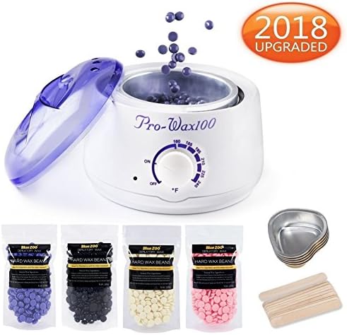 Wax Warmer Electric Wax Heater Kinut Electric Hair Removal Wax Warmer Heater Machine Waxing Hair Removal Kit (a)