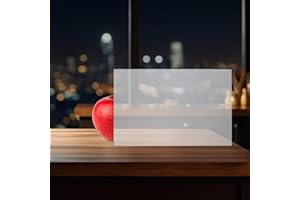 UPKOCH Invisible Glass Lenticular Sheet 11.8X7.9 Inch Transparent Contact Material Lens Plate for Illusion Props Stage Performance Accessories